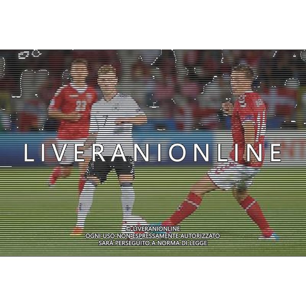 2017.06.21 Krakow Pilka Nozna Mistrzostwa Europy U21 Niemcy - Dania N/z Max Meyer, Casper Nielsen Foto Rafal Rusek / PressFocus 2017.06.21 Krakow Football UEFA Under21 Championship Poland 2017 Germany - Denmark Max Meyer, Casper Nielsen Credit: Rafal Rusek / PressFocus / NEWSPIX.PL --- Newspix.pl / AGENZIA ALDO LIVERANI SAS - ITALY ONLY EDITORIAL USE ONLY - Germania - Danimarca UEFA Campionato Europeo Under 21 Polonia 2017 Gruppo C Cracovia (Polonia) - 21.06.2017