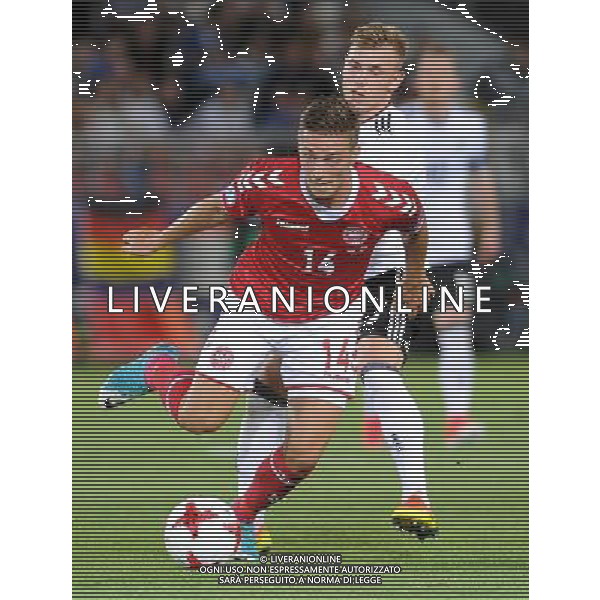 2017.06.21 Krakow Pilka Nozna Mistrzostwa Europy U21 Niemcy - Dania N/z Casper Nielsen Foto Rafal Rusek / PressFocus 2017.06.21 Krakow Football UEFA Under21 Championship Poland 2017 Germany - Denmark Casper Nielsen Credit: Rafal Rusek / PressFocus / NEWSPIX.PL --- Newspix.pl / AGENZIA ALDO LIVERANI SAS - ITALY ONLY EDITORIAL USE ONLY - Germania - Danimarca UEFA Campionato Europeo Under 21 Polonia 2017 Gruppo C Cracovia (Polonia) - 21.06.2017