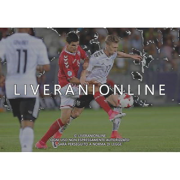 2017.06.21 Krakow Pilka Nozna Mistrzostwa Europy U21 Niemcy - Dania N/z Christian Norgaard, Mitchell Weiser Foto Rafal Rusek / PressFocus 2017.06.21 Krakow Football UEFA Under21 Championship Poland 2017 Germany - Denmark Christian Norgaard, Mitchell Weiser Credit: Rafal Rusek / PressFocus / NEWSPIX.PL --- Newspix.pl / AGENZIA ALDO LIVERANI SAS - ITALY ONLY EDITORIAL USE ONLY - Germania - Danimarca UEFA Campionato Europeo Under 21 Polonia 2017 Gruppo C Cracovia (Polonia) - 21.06.2017
