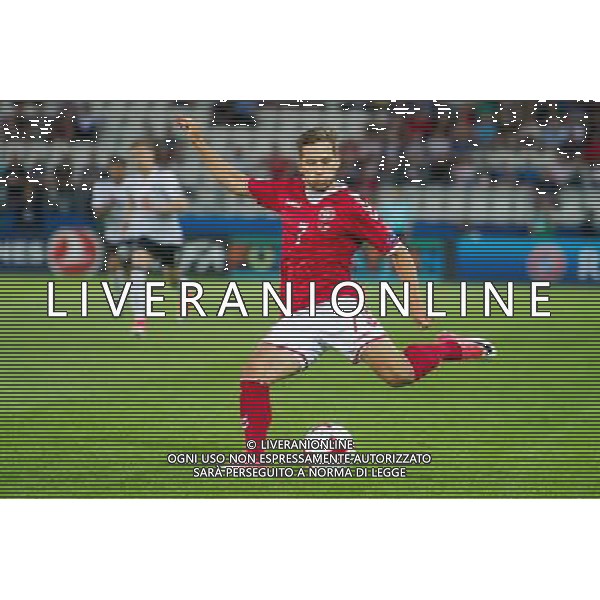 KRAKOW 21.06.2017 MECZ GRUPA C MISTRZOSTWA EUROPY U-21 W PILCE NOZNEJ 2017: NIEMCY - DANIA --- 2017 UEFA EUROPEAN U21 CHAMPIONSHIP MATCH: GERMANY - DENMARK NZ ANDREW HJULSAGER DANIA DENMARK FOT LUKASZ KRAJEWSKI / FOKUSMEDIA.COM.PL / NEWSPIX.PL --- Newspix.pl / AGENZIA ALDO LIVERANI SAS - ITALY ONLY EDITORIAL USE ONLY - Germania - Danimarca UEFA Campionato Europeo Under 21 Polonia 2017 Gruppo C Cracovia (Polonia) - 21.06.2017