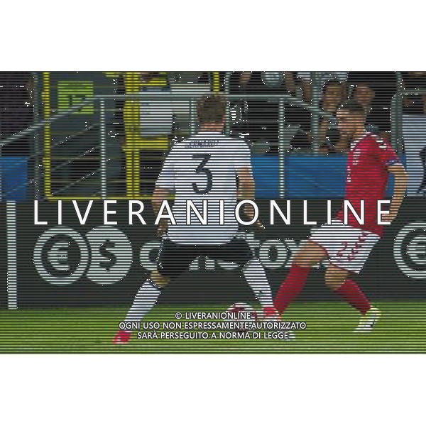 KRAKOW 21.06.2017 MECZ GRUPA C MISTRZOSTWA EUROPY U-21 W PILCE NOZNEJ 2017: NIEMCY - DANIA --- 2017 UEFA EUROPEAN U21 CHAMPIONSHIP MATCH: GERMANY - DENMARK NZ FREDERIK HOLST DANIA DENMARK YANNICK GERHARDT NIEMCY GERMANY FOT LUKASZ KRAJEWSKI / FOKUSMEDIA.COM.PL / NEWSPIX.PL --- Newspix.pl / AGENZIA ALDO LIVERANI SAS - ITALY ONLY EDITORIAL USE ONLY - Germania - Danimarca UEFA Campionato Europeo Under 21 Polonia 2017 Gruppo C Cracovia (Polonia) - 21.06.2017