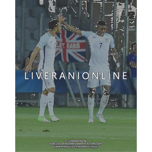 UEFA Campionato Europeo Under 21 Polonia 2017 Gruppo A Kielce (Polonia) - 22.06.2017 Inghilterra-Polonia Nella Foto:demarai grey esulta /Ph.Vitez-Ag. Aldo Liverani