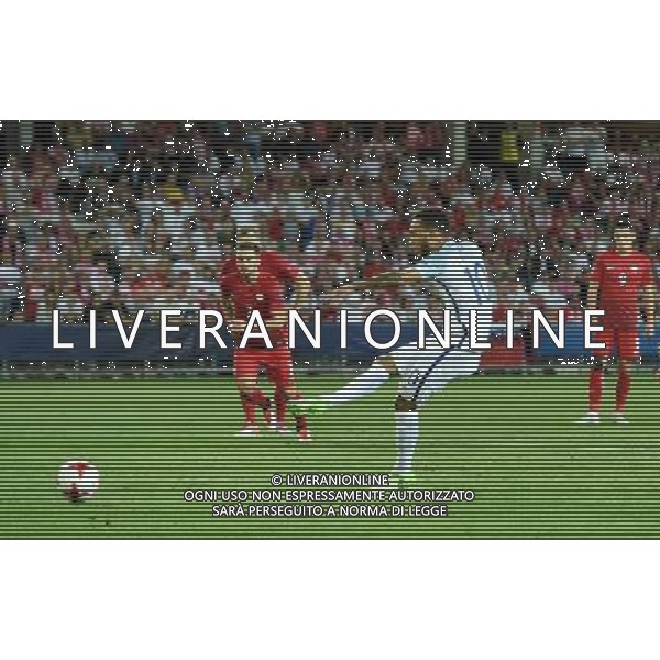 UEFA Campionato Europeo Under 21 Polonia 2017 Gruppo A Kielce (Polonia) - 22.06.2017 Inghilterra-Polonia Nella Foto:lewis baker gol /Ph.Vitez-Ag. Aldo Liverani
