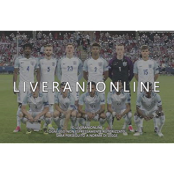 UEFA Campionato Europeo Under 21 Polonia 2017 Gruppo A Kielce (Polonia) - 22.06.2017 Inghilterra-Polonia Nella Foto:Inghilterra Squadra Formazione Pickford,Holgate,Chilwell,Chalobah,Chambers,Gray,Ward-Prowse,Baker,Redmond,Swift,Mawson /Ph.Vitez-Ag. Aldo Liverani