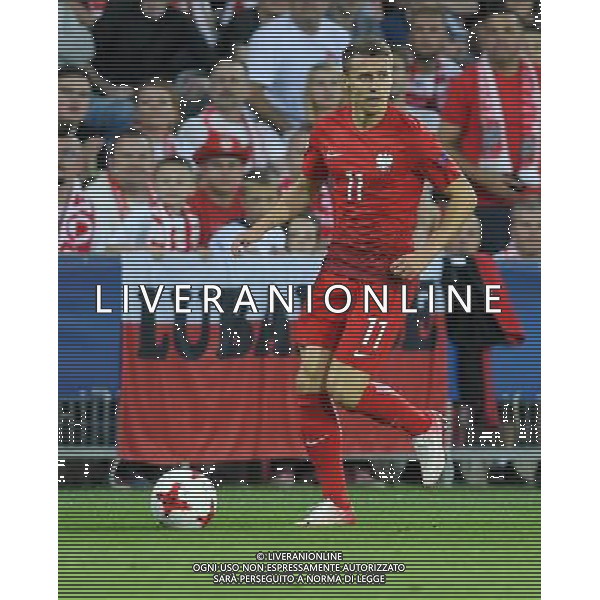 UEFA Campionato Europeo Under 21 Polonia 2017 Gruppo A Kielce (Polonia) - 22.06.2017 Inghilterra-Polonia Nella Foto:Przemyslaw Frankowski /Ph.Vitez-Ag. Aldo Liverani