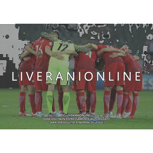 UEFA Campionato Europeo Under 21 Polonia 2017 Gruppo A Kielce (Polonia) - 22.06.2017 Inghilterra-Polonia Nella Foto:Polonia Squadra Concentrazione /Ph.Vitez-Ag. Aldo Liverani