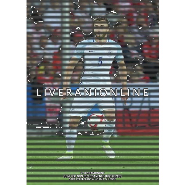 UEFA Campionato Europeo Under 21 Polonia 2017 Gruppo A Kielce (Polonia) - 22.06.2017 Inghilterra-Polonia Nella Foto:Calum Chambers /Ph.Vitez-Ag. Aldo Liverani