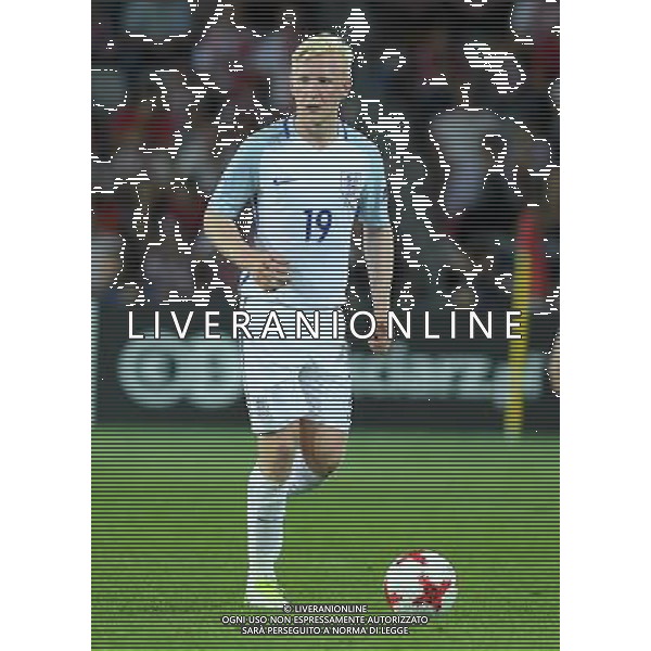 UEFA Campionato Europeo Under 21 Polonia 2017 Gruppo A Kielce (Polonia) - 22.06.2017 Inghilterra-Polonia Nella Foto:Will Hughes /Ph.Vitez-Ag. Aldo Liverani