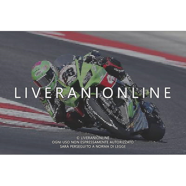 Misano - Campionato Mondiale Superbike 18/06/2017 nella foto: Randy Krummenacher (Kawasaki Puccetti racing) ©Claudio Zamagni/Agenzia Aldo Liverani Randy Krummenacher (Kawasaki Puccetti racing) during Superbike World Championship Pirelli Riviera di Rimini Round at Misano World Circuit Marco Simoncelli June 18. 2017 in Misano Adriatico Photo credit by Claudio Zamagni/Aldo Liverani Photo Agency