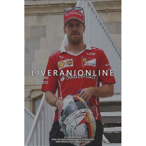 Sebastian Vettel (GER) Ferrari. 22.06.2017. Formula 1 World Championship, Rd 8, Azerbaijan Grand Prix, Baku Street Circuit, Azerbaijan, Preparation Day. 