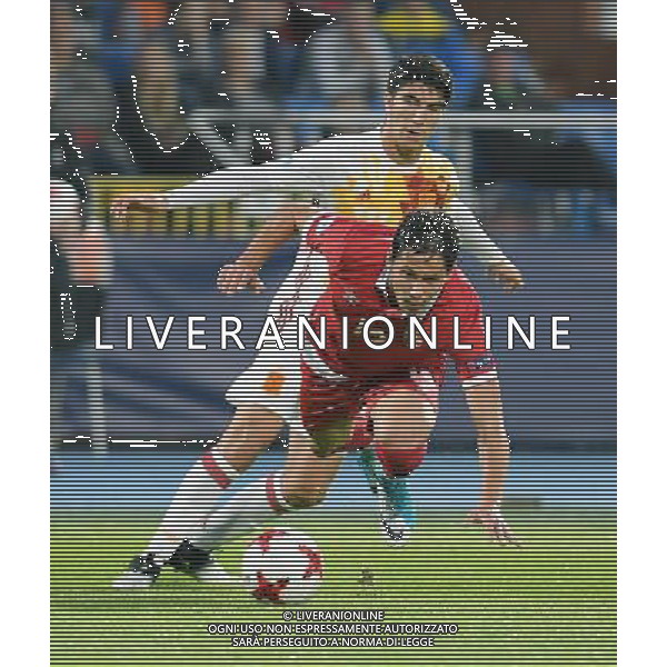 UEFA Campionato Europeo Under 21 Polonia 2017 Gruppo B Bydgoszcz (Polonia) - 23.06.2017 Serbia-Spagna Nella Foto:sasa lukic - carlos soler /Ph.Vitez-Ag. Aldo Liverani