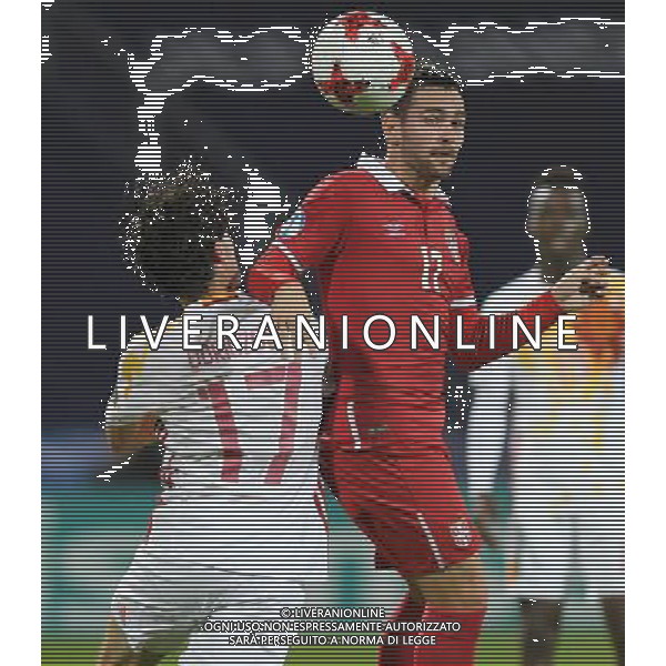 UEFA Campionato Europeo Under 21 Polonia 2017 Gruppo B Bydgoszcz (Polonia) - 23.06.2017 Serbia-Spagna Nella Foto:andrija Zivkovic - Alvaro Odriozola /Ph.Vitez-Ag. Aldo Liverani