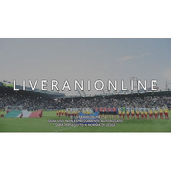 UEFA Campionato Europeo Under 21 Polonia 2017 Gruppo C Krakow (Polonia) - 24.06.2017 Italia-Germania Nella Foto: le due formazioni italia e germania schierate durante lÕinno nazionale /Ph.Vitez-Ag. Aldo Liverani