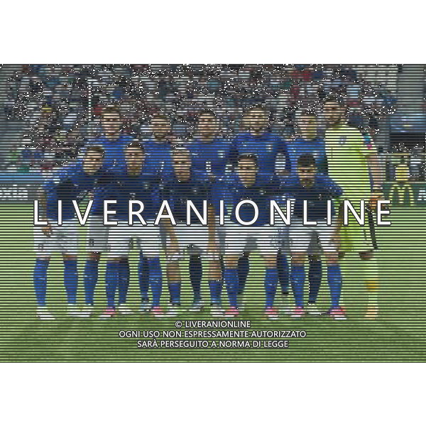 UEFA Campionato Europeo Under 21 Polonia 2017 Gruppo C Krakow (Polonia) - 24.06.2017 Italia-Germania Nella Foto:italia squadra formazione rugani,berardi,pellegrini,gagliardini,caldara,donnarumma,bernardeschi,barreca,conti,chiesa,benassi /Ph.Vitez-Ag. Aldo Liverani