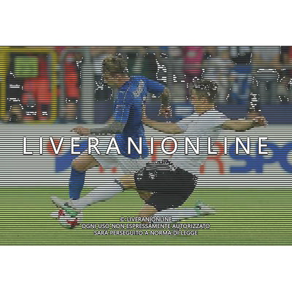 UEFA Campionato Europeo Under 21 Polonia 2017 Gruppo C Krakow (Polonia) - 24.06.2017 Italia-Germania Nella Foto: federico bernardeschi - kempf /Ph.Vitez-Ag. Aldo Liverani