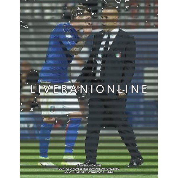 UEFA Campionato Europeo Under 21 Polonia 2017 Gruppo C Krakow (Polonia) - 24.06.2017 Italia-Germania Nella Foto: luigi di biagio con federico bernardeschi /Ph.Vitez-Ag. Aldo Liverani
