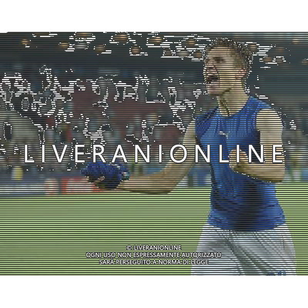 UEFA Campionato Europeo Under 21 Polonia 2017 Gruppo C Krakow (Polonia) - 24.06.2017 Italia-Germania Nella Foto: esultanza di federico chiesa che festeggia a fine gara /Ph.Vitez-Ag. Aldo Liverani