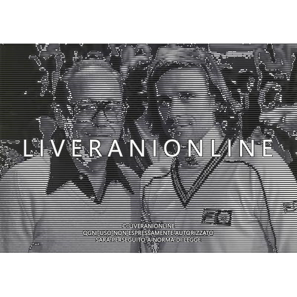 RETROSPETTIVA BJORN BORG TENNIS NELLA FOTO BJORN BORG CON IL PADRE AG ALDO LIVERANI SAS
