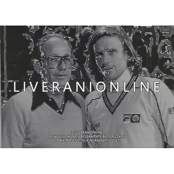 RETROSPETTIVA BJORN BORG TENNIS NELLA FOTO BJORN BORG CON IL PADRE AG ALDO LIVERANI SAS