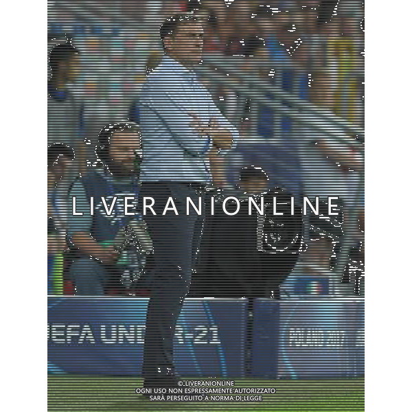 UEFA Campionato Europeo Under 21 Polonia 2017 Gruppo C Krakow (Polonia) - 24.06.2017 Italia-Germania Nella Foto:Stefan Kuntz /Ph.Vitez-Ag. Aldo Liverani