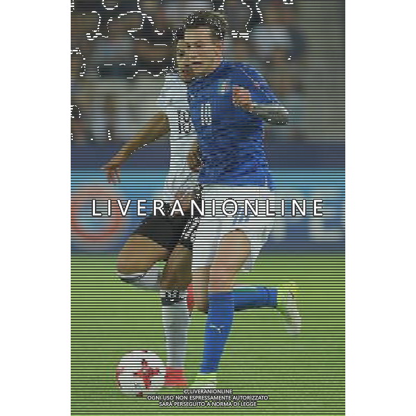 UEFA Campionato Europeo Under 21 Polonia 2017 Gruppo C Krakow (Polonia) - 24.06.2017 Italia-Germania Nella Foto:Federico Bernardeschi - Nadiem Amiri /Ph.Vitez-Ag. Aldo Liverani