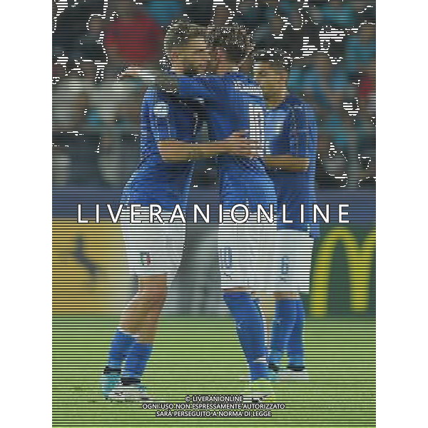 UEFA Campionato Europeo Under 21 Polonia 2017 Gruppo C Krakow (Polonia) - 24.06.2017 Italia-Germania Nella Foto:Domenico Berardi e Federico Bernardeschi /Ph.Vitez-Ag. Aldo Liverani
