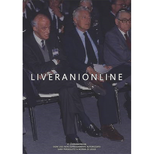 RETROSPETTIVA LEOPOLDO PIRELLI INDUSTRIALE NELLA FOTO LEOPOLDO PIRELLI CON GIANNI AGNELLI AG ALDO LIVERANI SAS