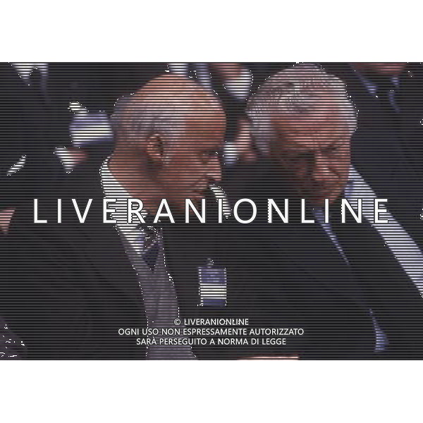 RETROSPETTIVA LEOPOLDO PIRELLI INDUSTRIALE NELLA FOTO LEOPOLDO PIRELLI CON GIANNI AGNELLI AG ALDO LIVERANI SAS