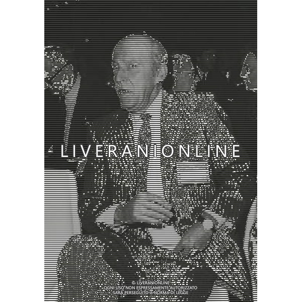 RETROSPETTIVA LEOPOLDO PIRELLI INDUSTRIALE NELLA FOTO LEOPOLDO PIRELLI AG ALDO LIVERANI SAS
