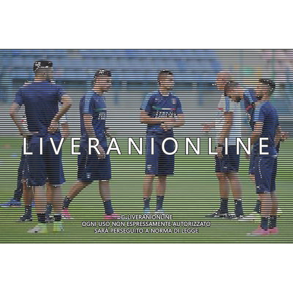 26.06.2017 KRAKOW PILKA NOZNA ( FOOTBALL ) MISTRZOSTWA EUROPY UEFA DO LAT 21 POLSKA 2017 ( UEFA EURO UNDER 21 POLAND ) OFICJALNA KONFERENCJA PRASOWA I TRENING REPREZENTACJI WLOCH U21 PRZED MECZEM Z HISZPANIA U21 ( ITALY PRESS CONFERENCE AND TEAM PRACTISE BEFORE GAME WITH SPAIN ) NZ ALBERTO GRASSI ROBERTO GAGLIARDINI ALBERTO CERRI FOTO MICHAL STANCZYK / CYFRASPORT / NEWSPIX.PL --- Newspix.pl / AGENZIA ALDO LIVERANI SAS - ITALY ONLY EDITORIAL USE ONLY - Allenamento della Nazionale Italiana UEFA Campionato Europeo Under 21 Polonia 2017 Cracovia 26.06.2017