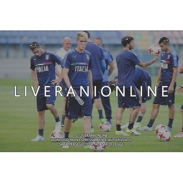 26.06.2017 KRAKOW PILKA NOZNA ( FOOTBALL ) MISTRZOSTWA EUROPY UEFA DO LAT 21 POLSKA 2017 ( UEFA EURO UNDER 21 POLAND ) OFICJALNA KONFERENCJA PRASOWA I TRENING REPREZENTACJI WLOCH U21 PRZED MECZEM Z HISZPANIA U21 ( ITALY PRESS CONFERENCE AND TEAM PRACTISE BEFORE GAME WITH SPAIN ) NZ ANDREA CONTI FOTO MICHAL STANCZYK / CYFRASPORT / NEWSPIX.PL --- Newspix.pl / AGENZIA ALDO LIVERANI SAS - ITALY ONLY EDITORIAL USE ONLY - Allenamento della Nazionale Italiana UEFA Campionato Europeo Under 21 Polonia 2017 Cracovia 26.06.2017