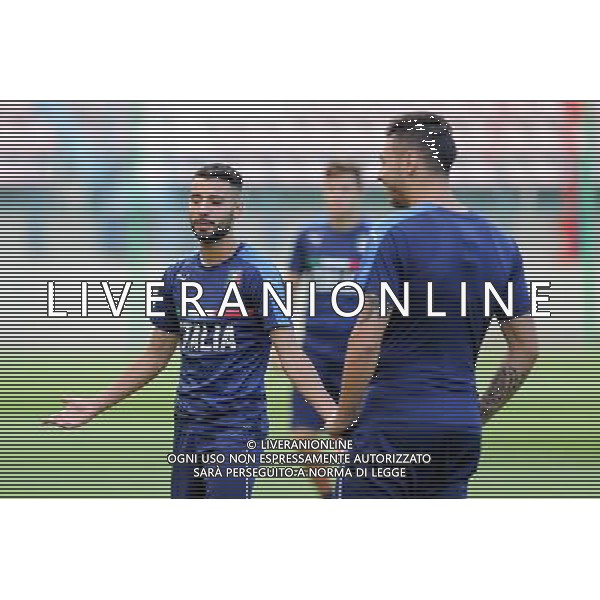 26.06.2017 KRAKOW PILKA NOZNA ( FOOTBALL ) MISTRZOSTWA EUROPY UEFA DO LAT 21 POLSKA 2017 ( UEFA EURO UNDER 21 POLAND ) OFICJALNA KONFERENCJA PRASOWA I TRENING REPREZENTACJI WLOCH U21 PRZED MECZEM Z HISZPANIA U21 ( ITALY PRESS CONFERENCE AND TEAM PRACTISE BEFORE GAME WITH SPAIN ) NZ LUCA GAGLIARDINI FOTO MICHAL STANCZYK / CYFRASPORT / NEWSPIX.PL --- Newspix.pl / AGENZIA ALDO LIVERANI SAS - ITALY ONLY EDITORIAL USE ONLY - Allenamento della Nazionale Italiana UEFA Campionato Europeo Under 21 Polonia 2017 Cracovia 26.06.2017