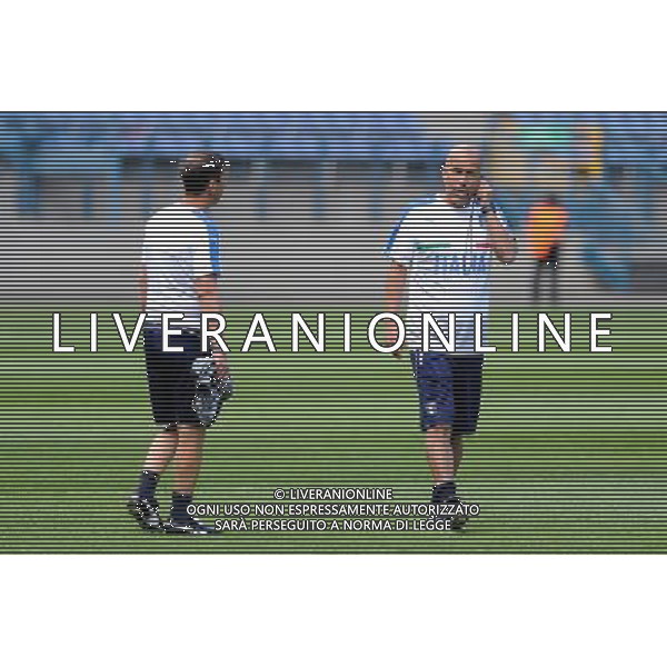 26.06.2017 KRAKOW PILKA NOZNA ( FOOTBALL ) MISTRZOSTWA EUROPY UEFA DO LAT 21 POLSKA 2017 ( UEFA EURO UNDER 21 POLAND ) OFICJALNA KONFERENCJA PRASOWA I TRENING REPREZENTACJI WLOCH U21 PRZED MECZEM Z HISZPANIA U21 ( ITALY PRESS CONFERENCE AND TEAM PRACTISE BEFORE GAME WITH SPAIN ) NZ TRENER ( HEAD COACH ) LUIGI DI BIAGIO FOTO MICHAL STANCZYK / CYFRASPORT / NEWSPIX.PL --- Newspix.pl / AGENZIA ALDO LIVERANI SAS - ITALY ONLY EDITORIAL USE ONLY - Allenamento della Nazionale Italiana UEFA Campionato Europeo Under 21 Polonia 2017 Cracovia 26.06.2017