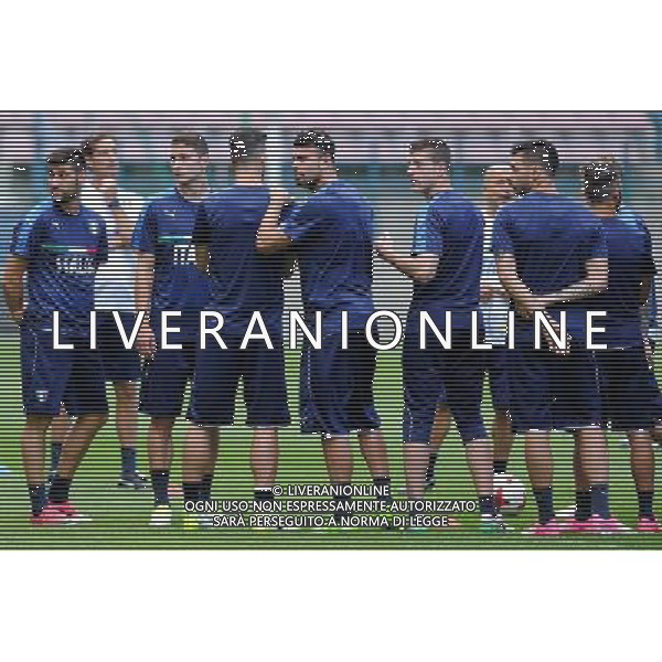 26.06.2017 KRAKOW PILKA NOZNA ( FOOTBALL ) MISTRZOSTWA EUROPY UEFA DO LAT 21 POLSKA 2017 ( UEFA EURO UNDER 21 POLAND ) OFICJALNA KONFERENCJA PRASOWA I TRENING REPREZENTACJI WLOCH U21 PRZED MECZEM Z HISZPANIA U21 ( ITALY PRESS CONFERENCE AND TEAM PRACTISE BEFORE GAME WITH SPAIN ) NZ MARCO BENASSI MATTIA CALDARA ANDREA PETAGNA ALESSIO CRAGNO FOTO MICHAL STANCZYK / CYFRASPORT / NEWSPIX.PL --- Newspix.pl / AGENZIA ALDO LIVERANI SAS - ITALY ONLY EDITORIAL USE ONLY - Allenamento della Nazionale Italiana UEFA Campionato Europeo Under 21 Polonia 2017 Cracovia 26.06.2017