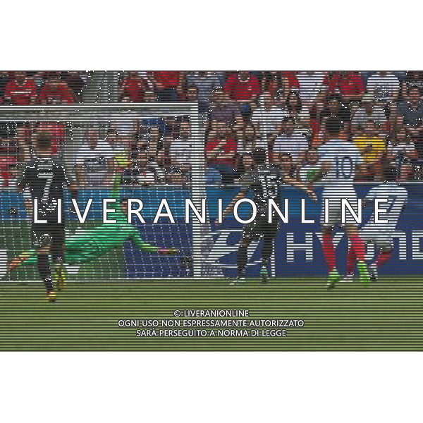27.06.2017, Tychy, UEFA Under 21 Championship Poland 2017 , England - Germany , UEFA Euro U-21 Anglia - Niemcy International football , N Z Demarai Gray (ENG), Julian Pollersbeck (GER), Marc-Oliver Kempf (GER) , FOT. Adam Jastrzebowski / newspix.pl --- Newspix.pl AG ALDO LIVERANI SAS ONLY ITALY *** Local Caption *** www.newspix.pl mail us: info@newspix.pl call us: 0048 022 23 22 222 --- Polish Picture Agency by Ringier Axel Springer Poland