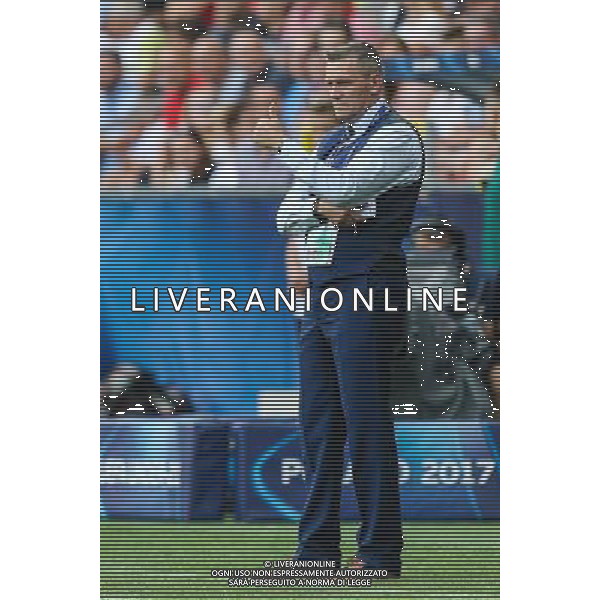 27.06.2017, Tychy, UEFA Under 21 Championship Poland 2017 , England - Germany , UEFA Euro U-21 Anglia - Niemcy International football , N Z coach Adrian Boothroyd (ENG) , FOT. Adam Jastrzebowski / newspix.pl --- Newspix.pl AG ALDO LIVERANI SAS ONLY ITALY *** Local Caption *** www.newspix.pl mail us: info@newspix.pl call us: 0048 022 23 22 222 --- Polish Picture Agency by Ringier Axel Springer Poland