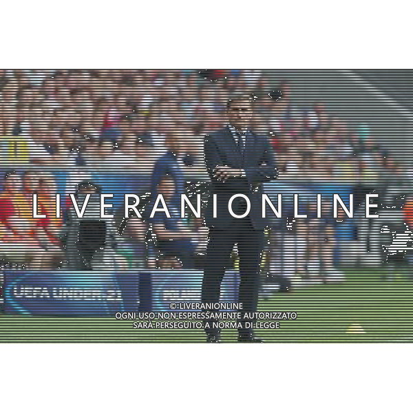 TYCHY 27.06.2017 SPORT PILKA NOZNA MISTRZOSTWA EUROPY U-21 POLFINAL ANGLIA - NIEMCY NZ. STEFAN KUNTZ TRENER HEAD COACH (GER) FOT. MICHAL CHWIEDUK / FOKUSMEDIA / NEWSPIX.PL TYCHY 27.06.2017 SPORT FOOTBALL 2017 UEFA EUROPEAN U21 CHAMPIONSHIP ENGLAND - GERMANY FOT. MICHAL CHWIEDUK / FOKUSMEDIA / NEWSPIX.PL --- Newspix.pl AG ALDO LIVERANI SAS ONLY ITALY *** Local Caption *** www.newspix.pl mail us: info@newspix.pl call us: 0048 022 23 22 222 --- Polish Picture Agency by Ringier Axel Springer Poland