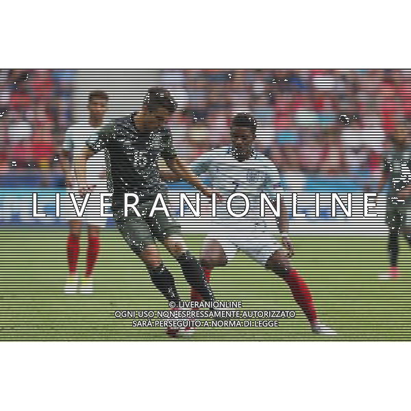 TYCHY 27.06.2017 SPORT PILKA NOZNA MISTRZOSTWA EUROPY U-21 POLFINAL ANGLIA - NIEMCY NZ. MARC OLIVER KEMPF (GER) DEMARAI GRAY (ENG) FOT. MICHAL CHWIEDUK / FOKUSMEDIA / NEWSPIX.PL TYCHY 27.06.2017 SPORT FOOTBALL 2017 UEFA EUROPEAN U21 CHAMPIONSHIP ENGLAND - GERMANY FOT. MICHAL CHWIEDUK / FOKUSMEDIA / NEWSPIX.PL --- Newspix.pl AG ALDO LIVERANI SAS ONLY ITALY *** Local Caption *** www.newspix.pl mail us: info@newspix.pl call us: 0048 022 23 22 222 --- Polish Picture Agency by Ringier Axel Springer Poland