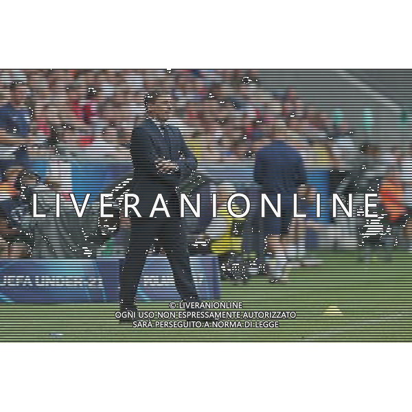 TYCHY 27.06.2017 SPORT PILKA NOZNA MISTRZOSTWA EUROPY U-21 POLFINAL ANGLIA - NIEMCY NZ. STEFAN KUNTZ TRENER HEAD COACH (GER) FOT. MICHAL CHWIEDUK / FOKUSMEDIA / NEWSPIX.PL TYCHY 27.06.2017 SPORT FOOTBALL 2017 UEFA EUROPEAN U21 CHAMPIONSHIP ENGLAND - GERMANY FOT. MICHAL CHWIEDUK / FOKUSMEDIA / NEWSPIX.PL --- Newspix.pl AG ALDO LIVERANI SAS ONLY ITALY *** Local Caption *** www.newspix.pl mail us: info@newspix.pl call us: 0048 022 23 22 222 --- Polish Picture Agency by Ringier Axel Springer Poland