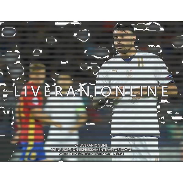 UEFA Campionato Europeo Under 21 Polonia 2017 Semifinale Krakow (Polonia) - 27.06.2017 Spagna-Italia Nella Foto:petagna andrea /Ph.Vitez-Ag. Aldo Liverani