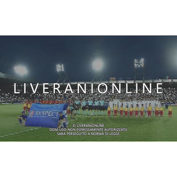 UEFA Campionato Europeo Under 21 Polonia 2017 Semifinale Krakow (Polonia) - 27.06.2017 Spagna-Italia Nella Foto: le due formazioni di italia e spagna schierate durante lÕinno nazionale /Ph.Vitez-Ag. Aldo Liverani