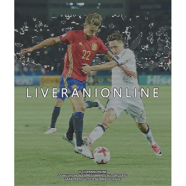 UEFA Campionato Europeo Under 21 Polonia 2017 Semifinale Krakow (Polonia) - 27.06.2017 Spagna-Italia Nella Foto: federico chiesa marcos llorente /Ph.Vitez-Ag. Aldo Liverani