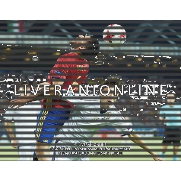 UEFA Campionato Europeo Under 21 Polonia 2017 Semifinale Krakow (Polonia) - 27.06.2017 Spagna-Italia Nella Foto: federico chiesa e ceballos /Ph.Vitez-Ag. Aldo Liverani