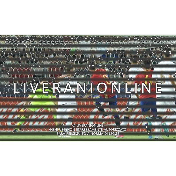 UEFA Campionato Europeo Under 21 Polonia 2017 Semifinale Krakow (Polonia) - 27.06.2017 Spagna-Italia Nella Foto:saul niguez gol - primo gol /Ph.Vitez-Ag. Aldo Liverani