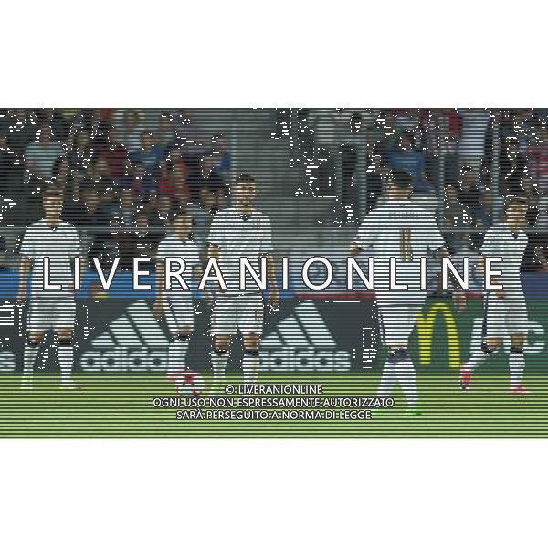 UEFA Campionato Europeo Under 21 Polonia 2017 Semifinale Krakow (Polonia) - 27.06.2017 Spagna-Italia Nella Foto:delusione roberto gagliardini, daniele rugani, andrea petagna e federico chiesa /Ph.Vitez-Ag. Aldo Liverani