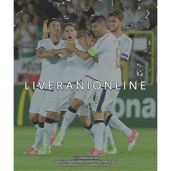 UEFA Campionato Europeo Under 21 Polonia 2017 Semifinale Krakow (Polonia) - 27.06.2017 Spagna-Italia Nella Foto: federico bernardeschi esultanza dopo il gol /Ph.Vitez-Ag. Aldo Liverani