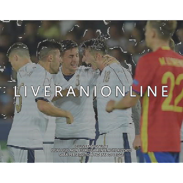 UEFA Campionato Europeo Under 21 Polonia 2017 Semifinale Krakow (Polonia) - 27.06.2017 Spagna-Italia Nella Foto: federico bernardeschi esultanza dopo il gol /Ph.Vitez-Ag. Aldo Liverani