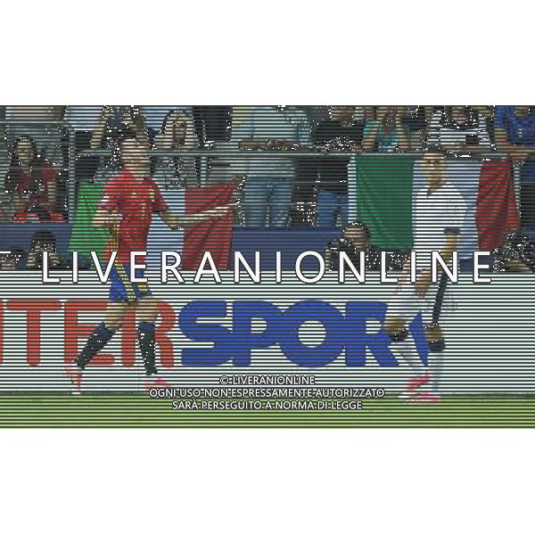 UEFA Campionato Europeo Under 21 Polonia 2017 Semifinale Krakow (Polonia) - 27.06.2017 Spagna-Italia Nella Foto:saul niguez esulta dopo il terzo gol /Ph.Vitez-Ag. Aldo Liverani