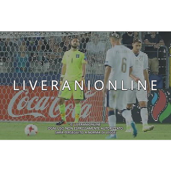 UEFA Campionato Europeo Under 21 Polonia 2017 Semifinale Krakow (Polonia) - 27.06.2017 Spagna-Italia Nella Foto:delusione di gianluigi donnarumma /Ph.Vitez-Ag. Aldo Liverani