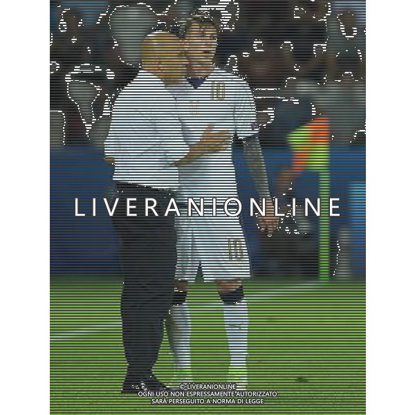 UEFA Campionato Europeo Under 21 Polonia 2017 Semifinale Krakow (Polonia) - 27.06.2017 Spagna-Italia Nella Foto:di biagio luigi e federico bernardeschi /Ph.Vitez-Ag. Aldo Liverani